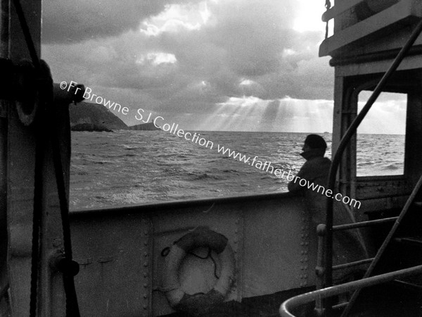 LOOKING BACK AT SOUTH STACK FROM SS SCOTIA